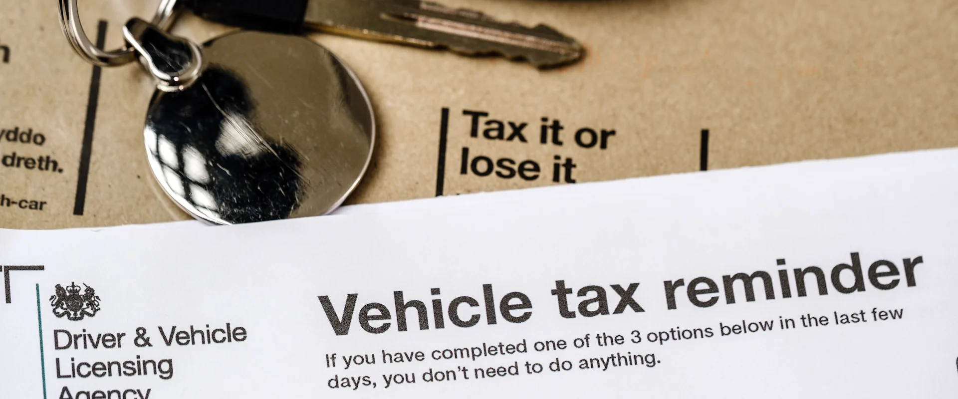 Vehicle tax reminder